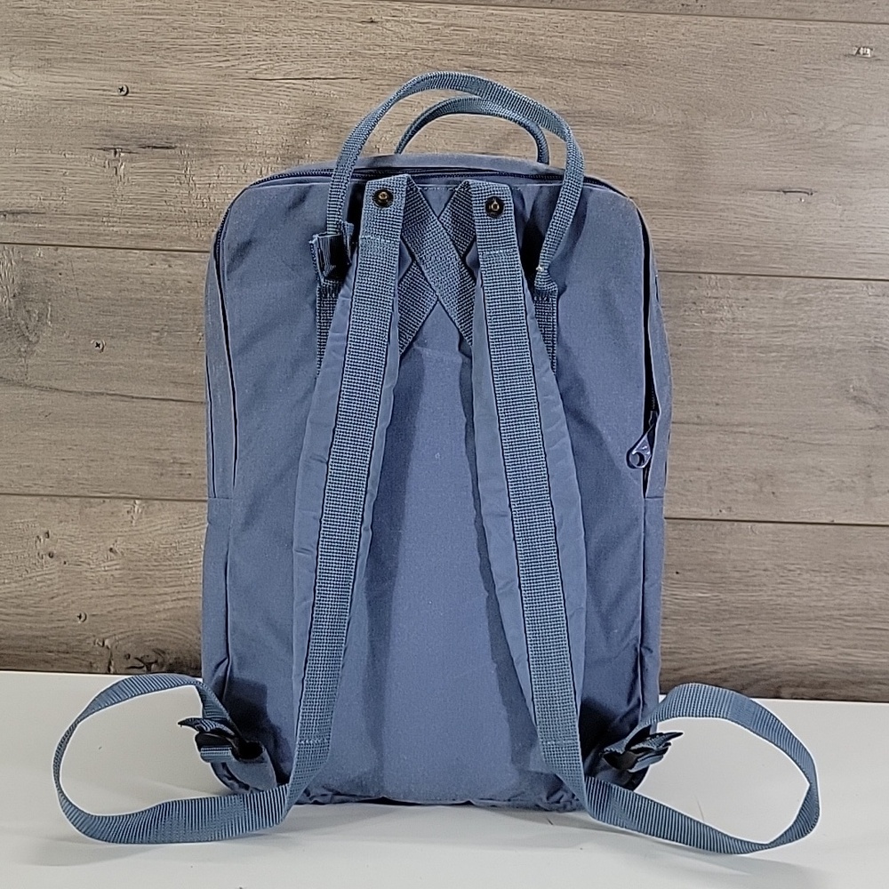 Fjallraven Kanken Rusty Blue Canvas Backpack - Picture 5 of 16